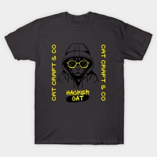 Cat Craft & Co - Hacker Cat T-Shirt